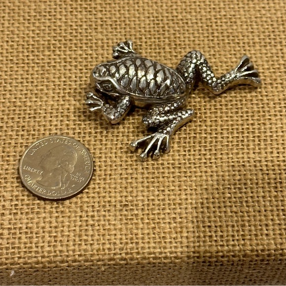 Brighton Jewelry Brighton Silvertone Frog Brooch Poshmark